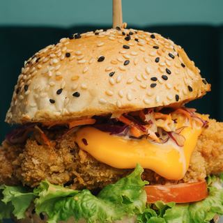 Bobu Chicken Burger at Mapogu Coffee & Eatery, Jimbaran