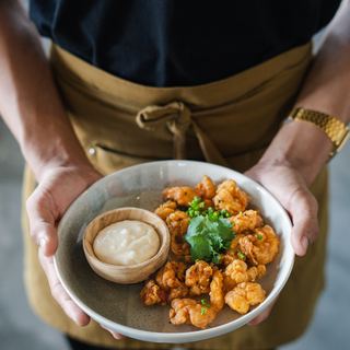 Chili Crunch Chicken Popcorn at Mapogu Coffee & Eatery, Jimbaran
