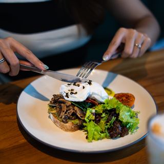Mushroom Toast at Mapogu Coffee & Eatery, Jimbaran