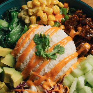 Vegan Rice Bowl at Mapogu Coffee & Eatery, Jimbaran